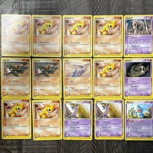 Lot Of 15 EX Series Sandstorm Pokemon Cards